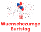 Wuenschezumge Burtstag without backround