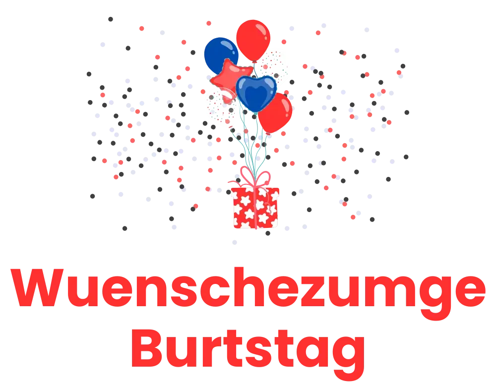 Wuenschezumge Burtstag without backround