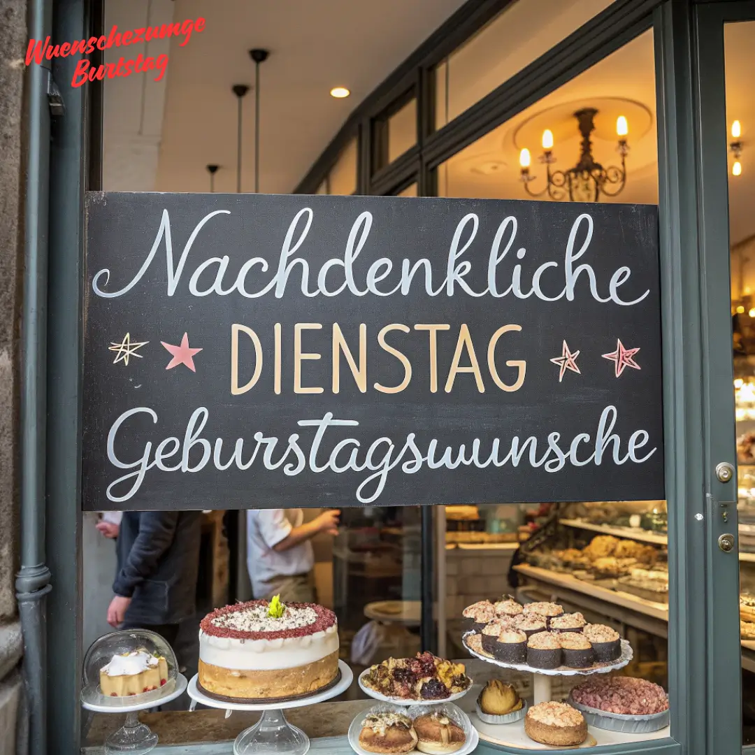 Nachdenkliche Dienstag Geburtstagswünsche