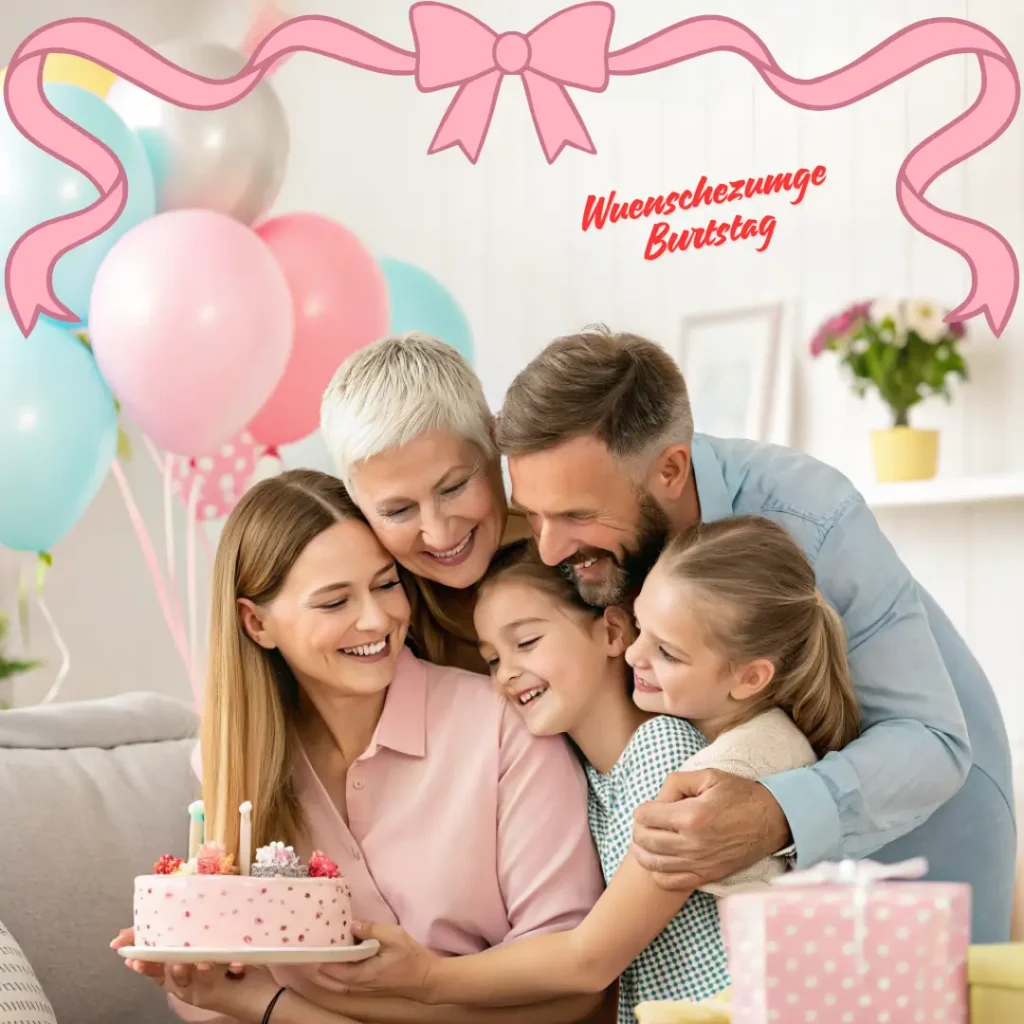 Persönliche Geburtstagswünsche für Familienmitglieder