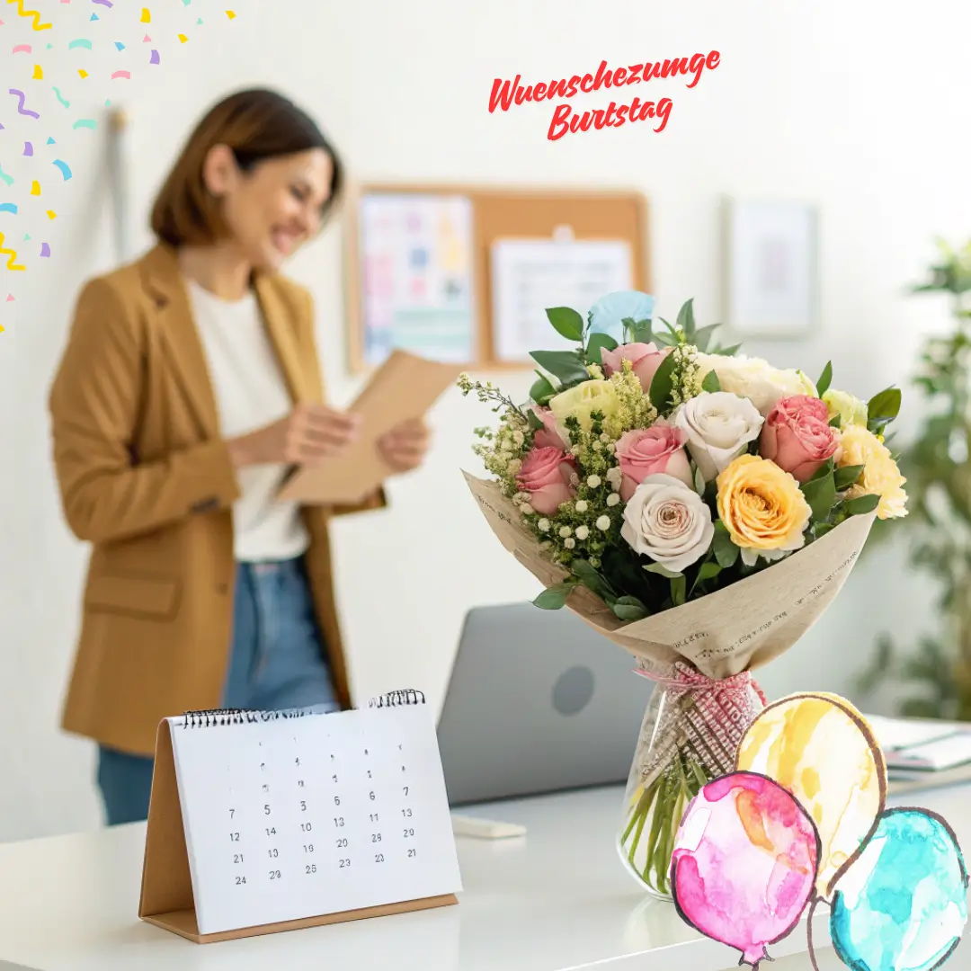 Persönliche Geburtstagswünsche für Kollegen und Berufstätige