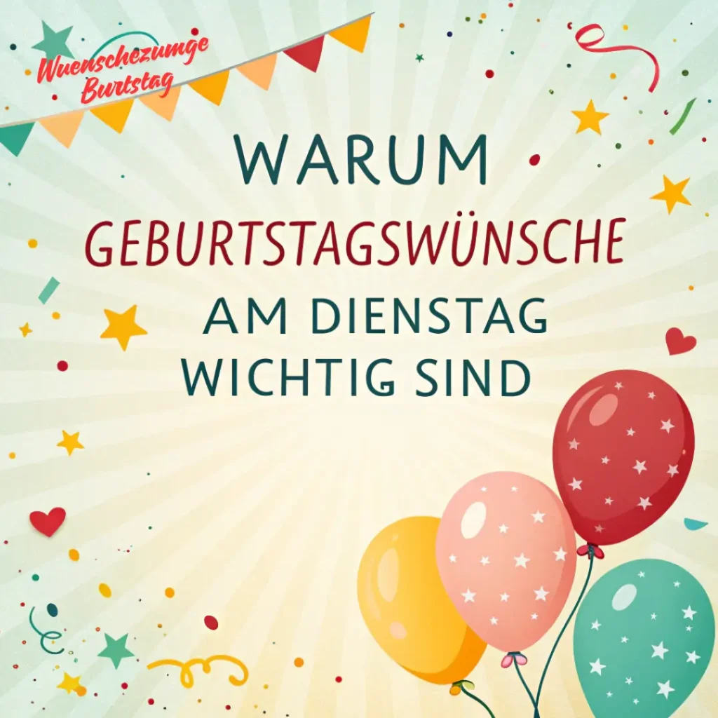 Warum Geburtstagswünsche am Dienstag wichtig sind
