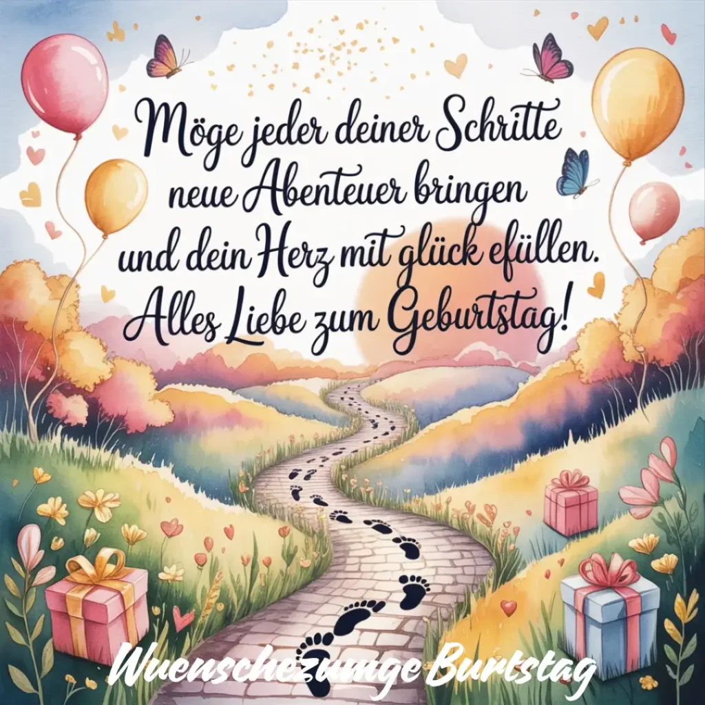 Inspirierende Geburtstagswünsche für Wanderer 