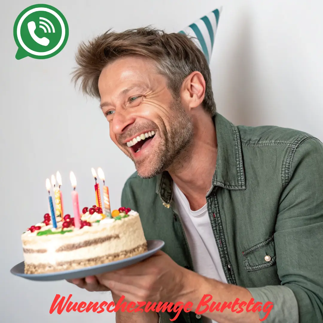 Lustige Geburtstagssprüche für Männer auf WhatsApp