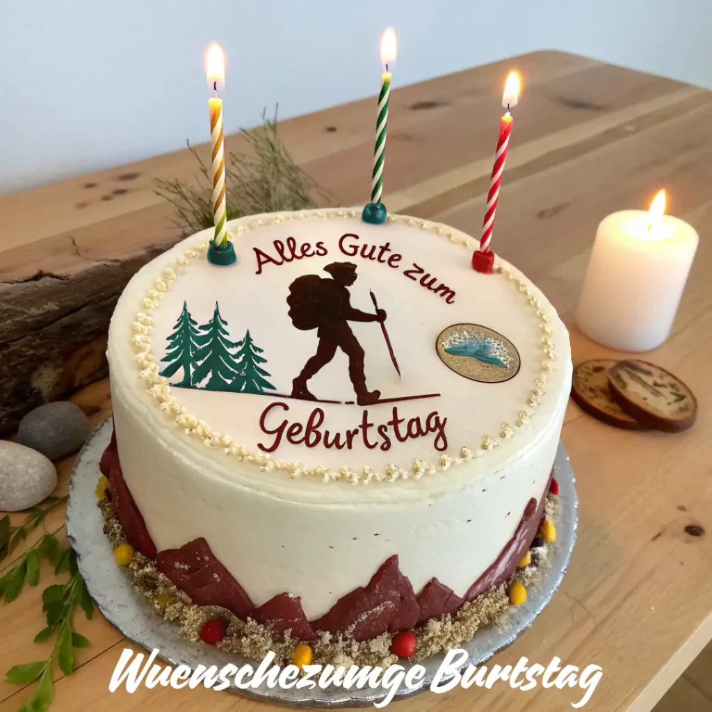 Süße Geburtstagswünsche für Wanderer 