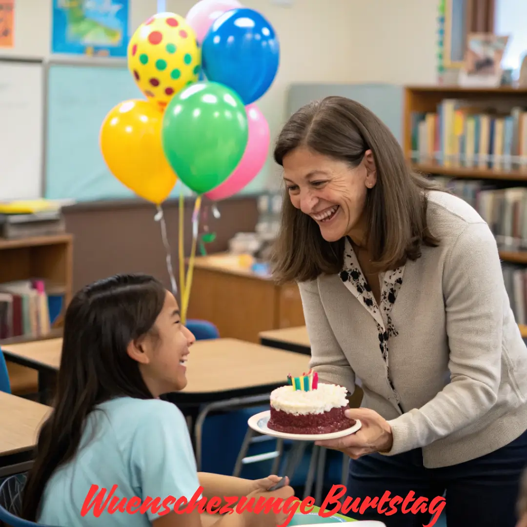 Geburtstagswünsche für Schüler vom Lehrer