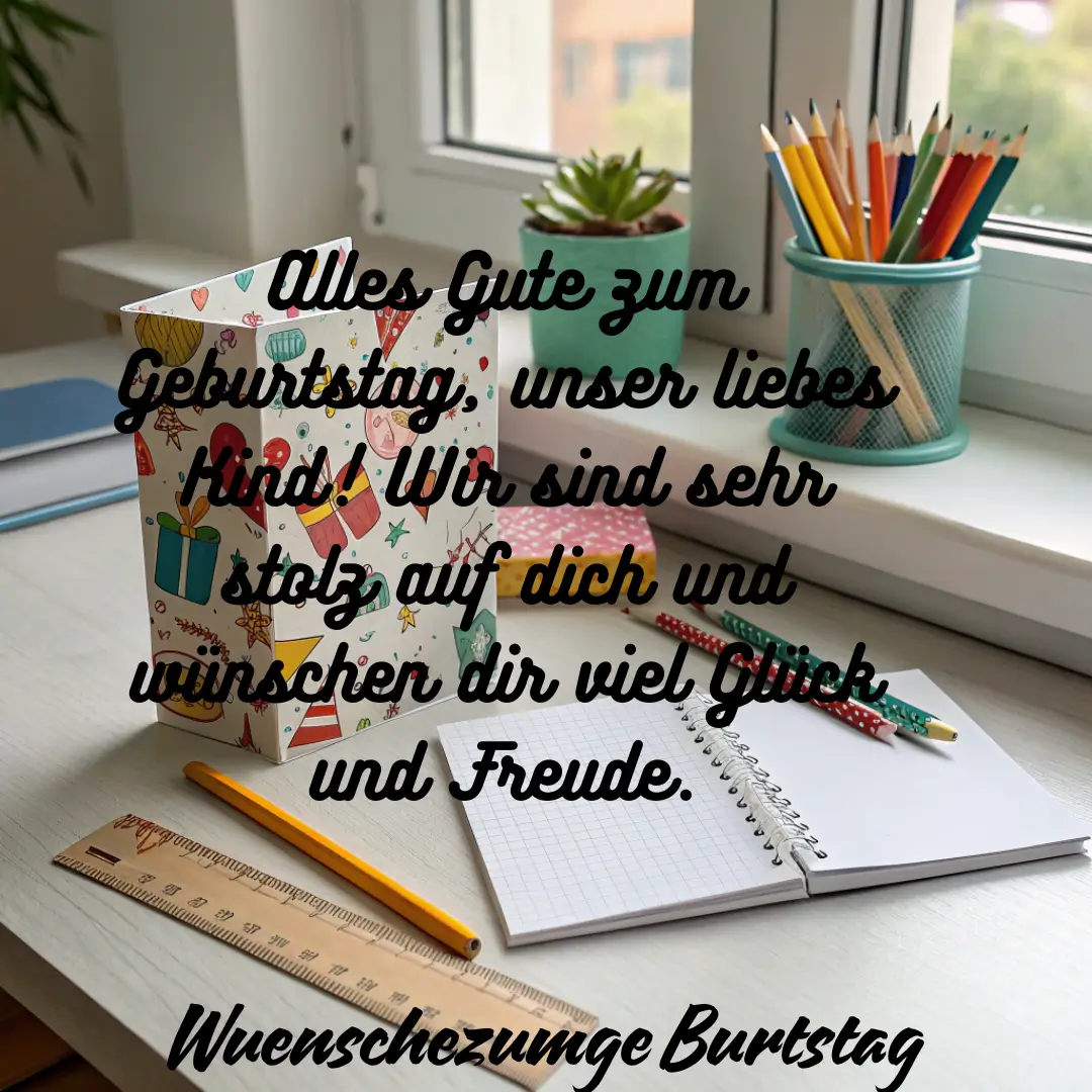 Geburtstagswünsche für Schüler von den Eltern