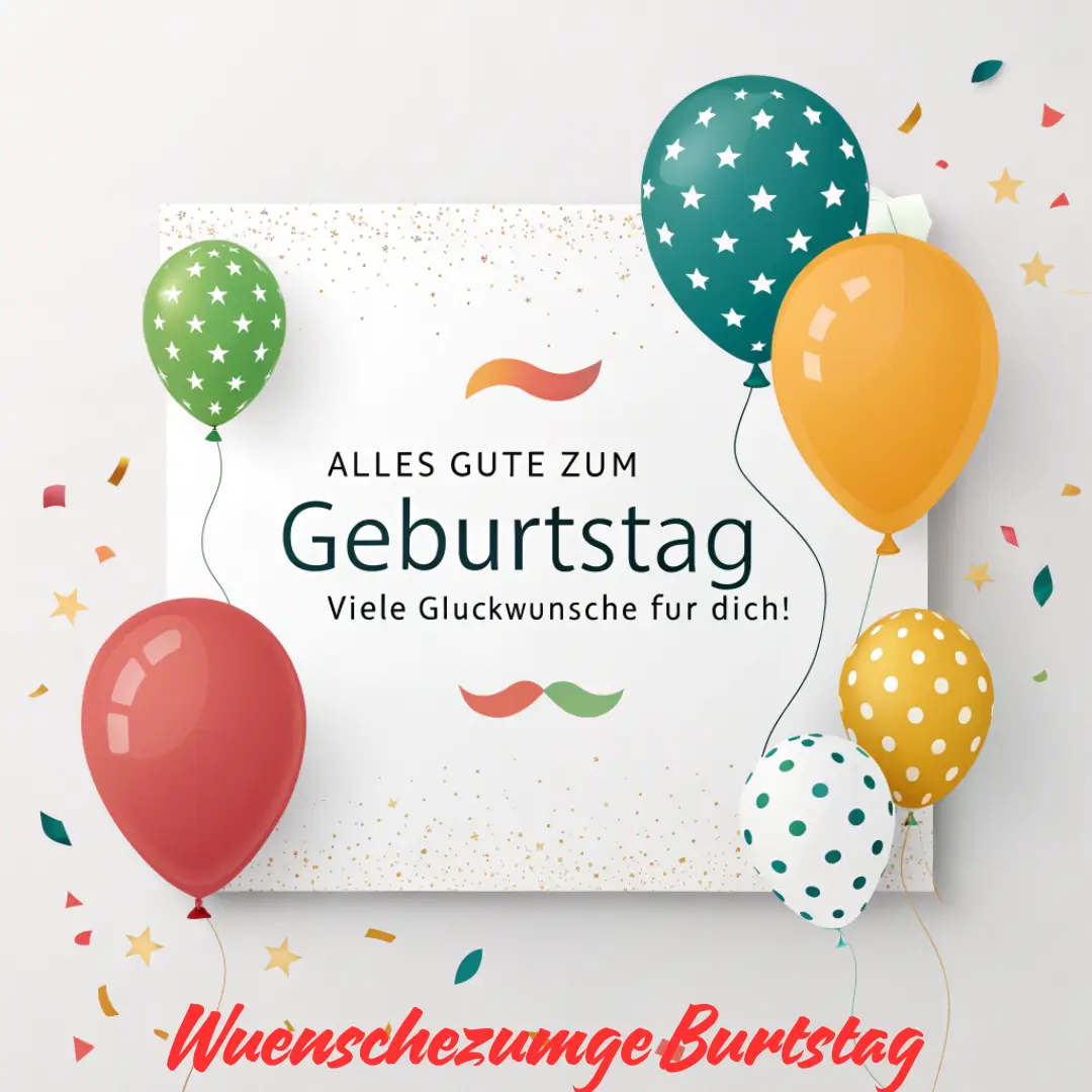Moderne Geburtstagswünsche für Freunde