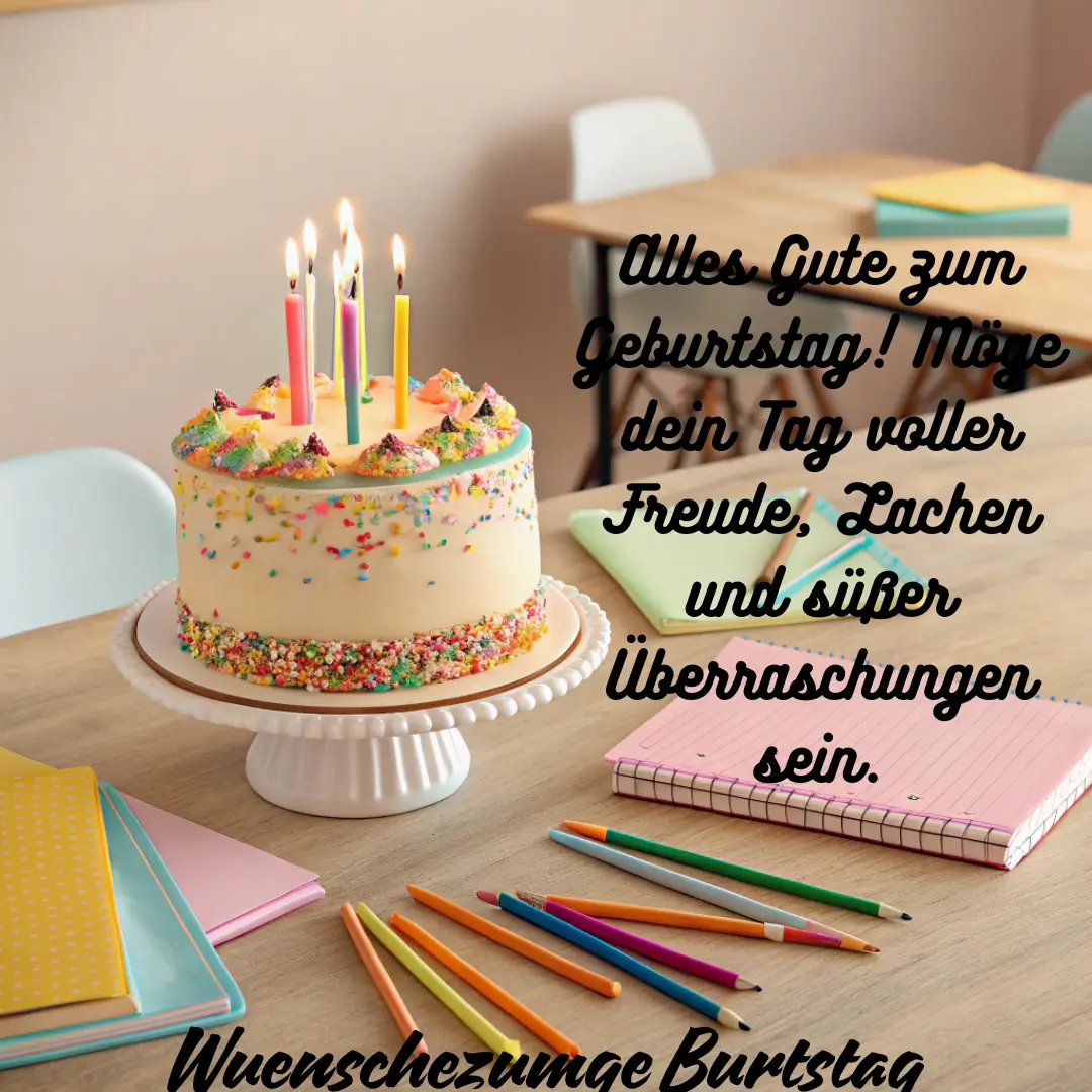 Süße Geburtstagswünsche für Schüler