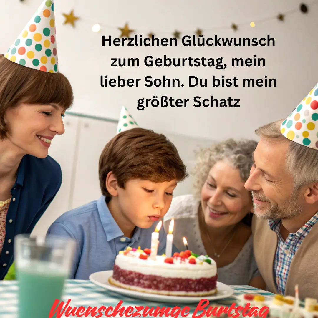 Süße Geburtstagswünsche für Sohn