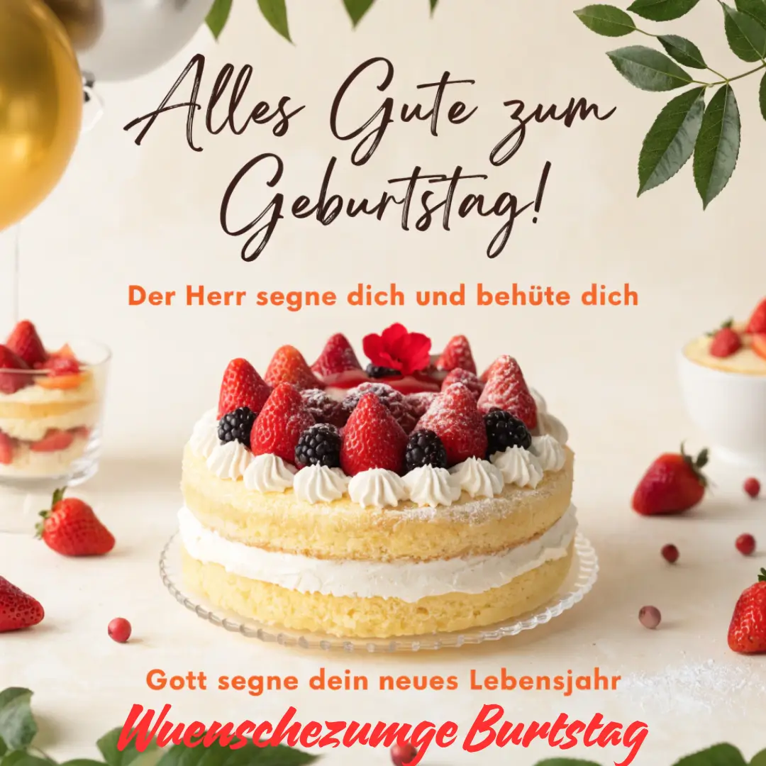 Christliche Geburtstagswünsche für Freunde