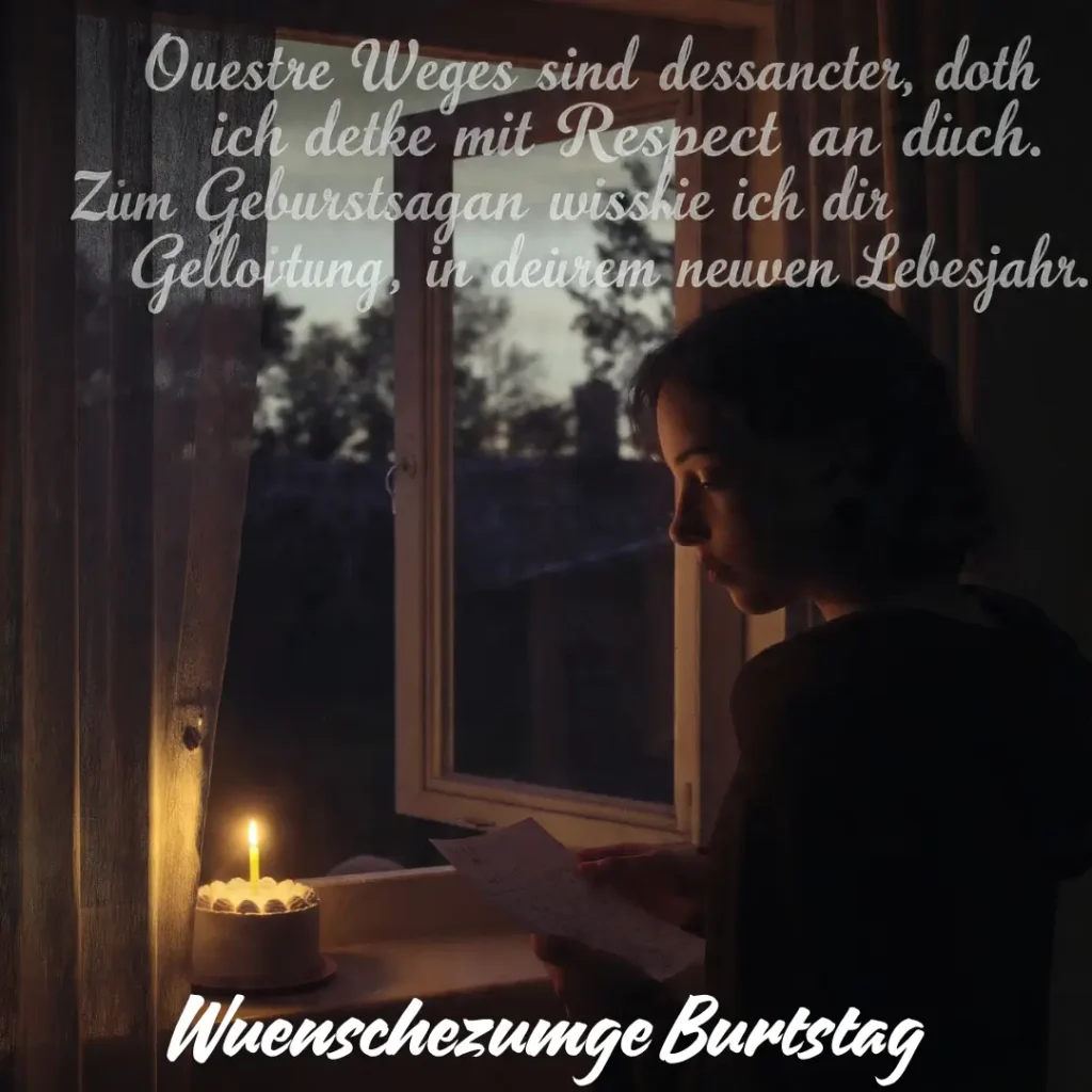 Emotionale, aber ausgewogene Geburtstagswünsche für Ihren Ex-Partner