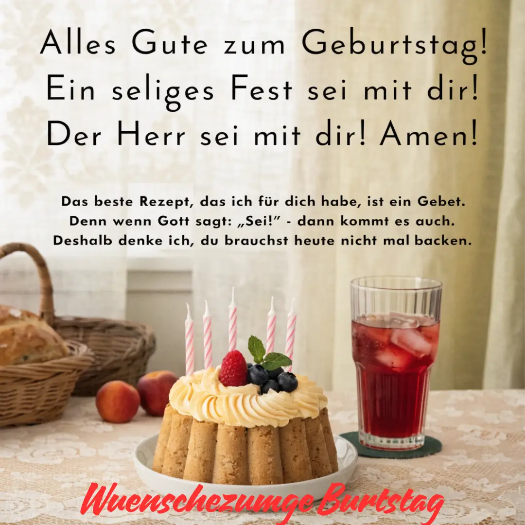 Lustige christliche Geburtstagswünsche