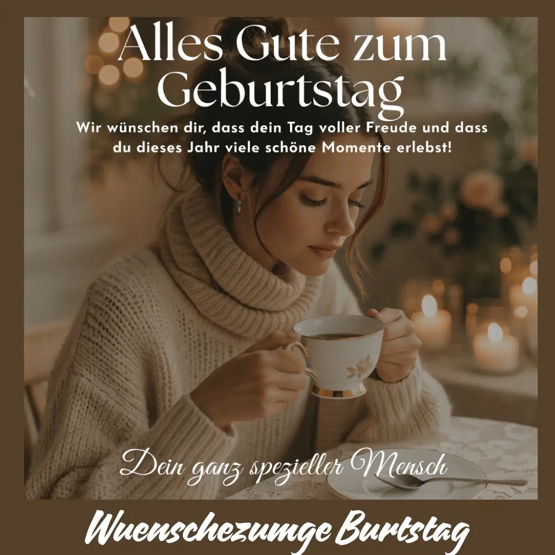Süße geburtstagswünsche für einen besonderen menschen
