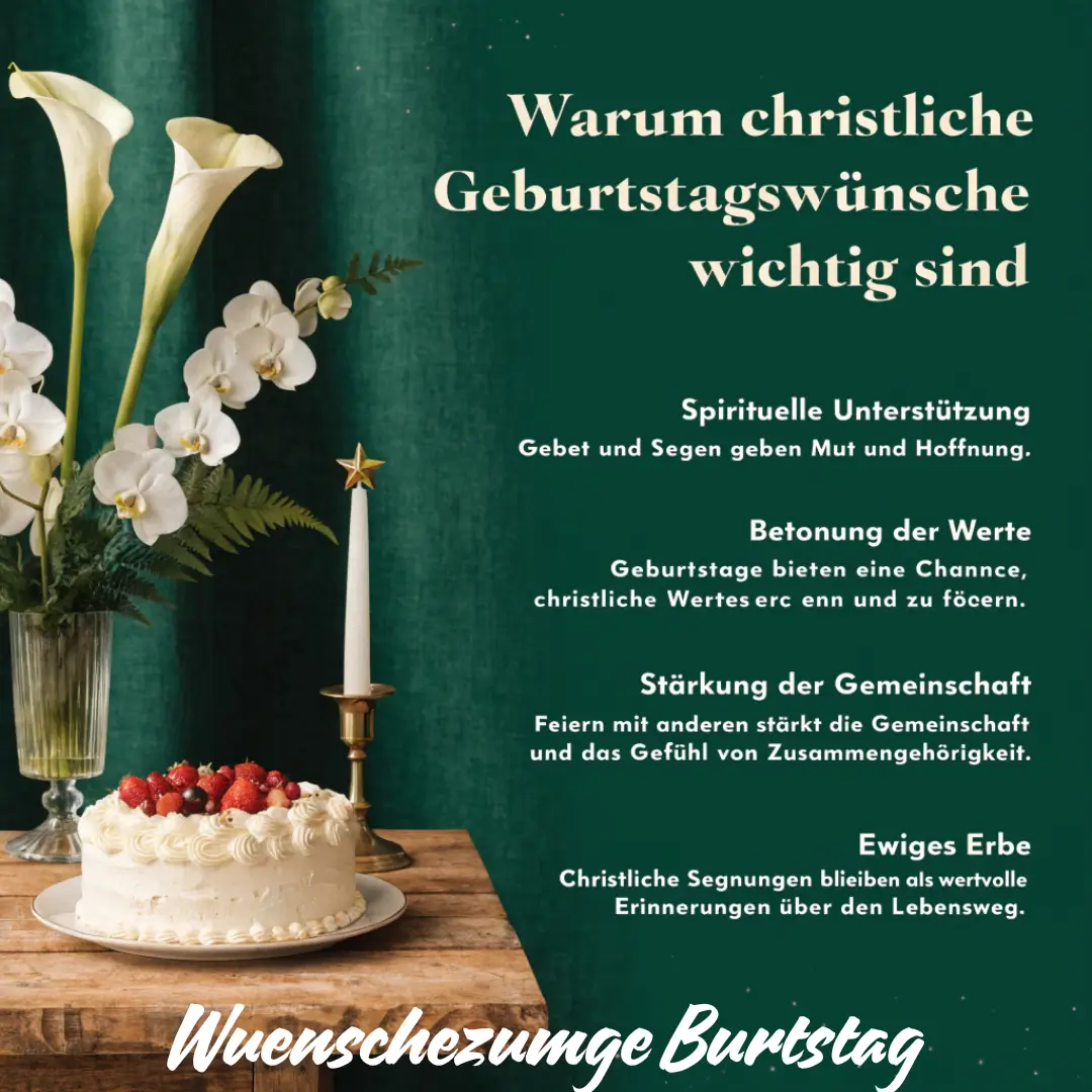 Warum christliche Geburtstagswünsche wichtig sind