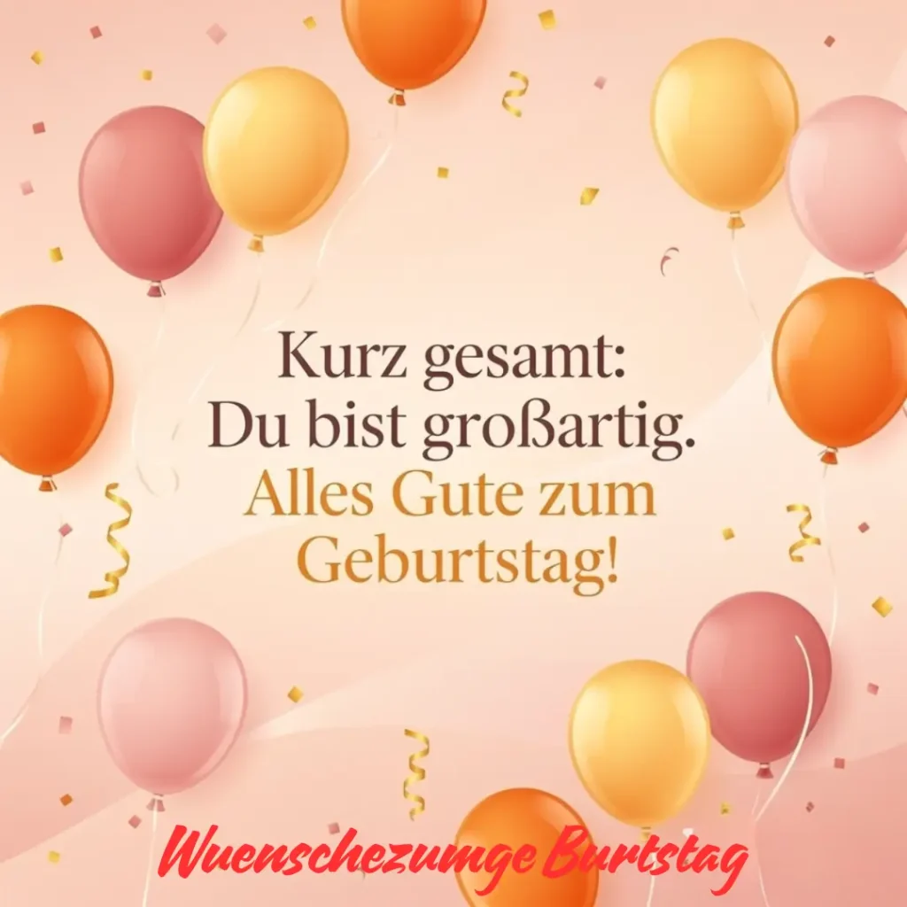 Beste kurz geburtstagssprüche