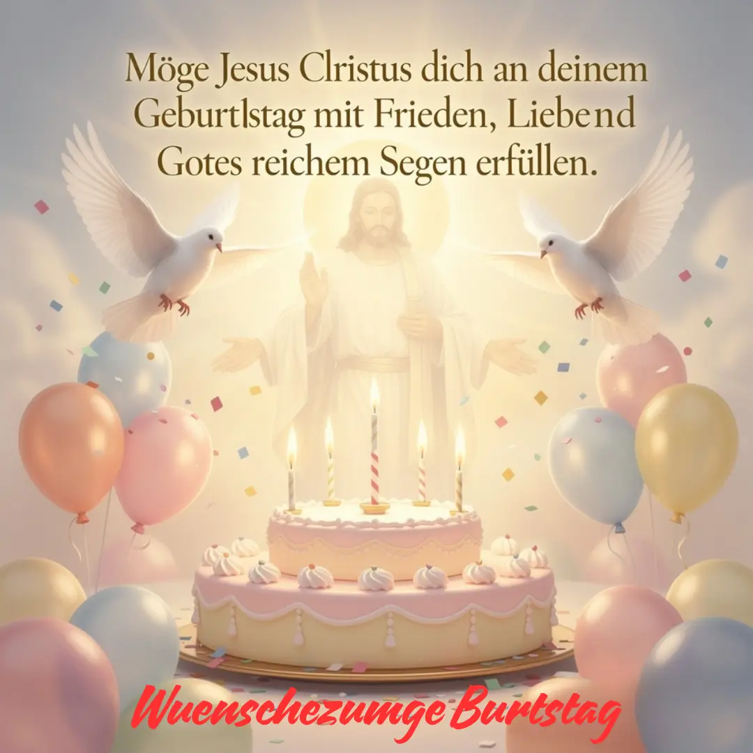 Christliche religiöse Geburtstagswünsche