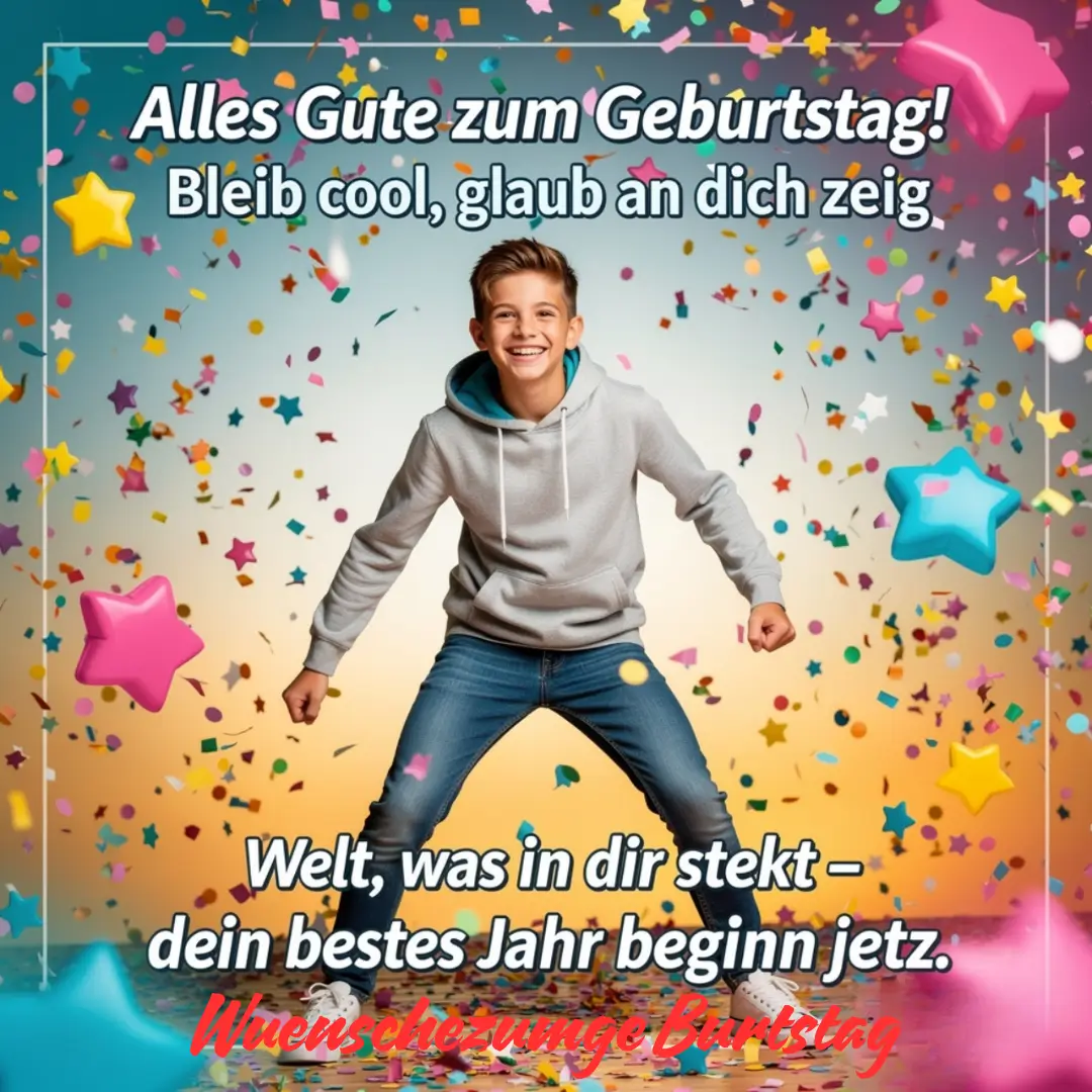 Coole geburtstagswünsche jugendlich