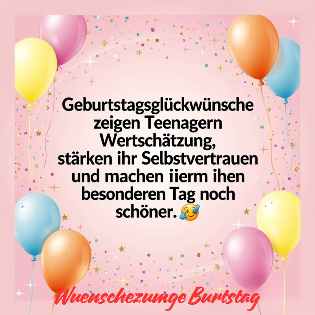 Warum Geburtstagsglückwünsche für Teenager wichtig sind