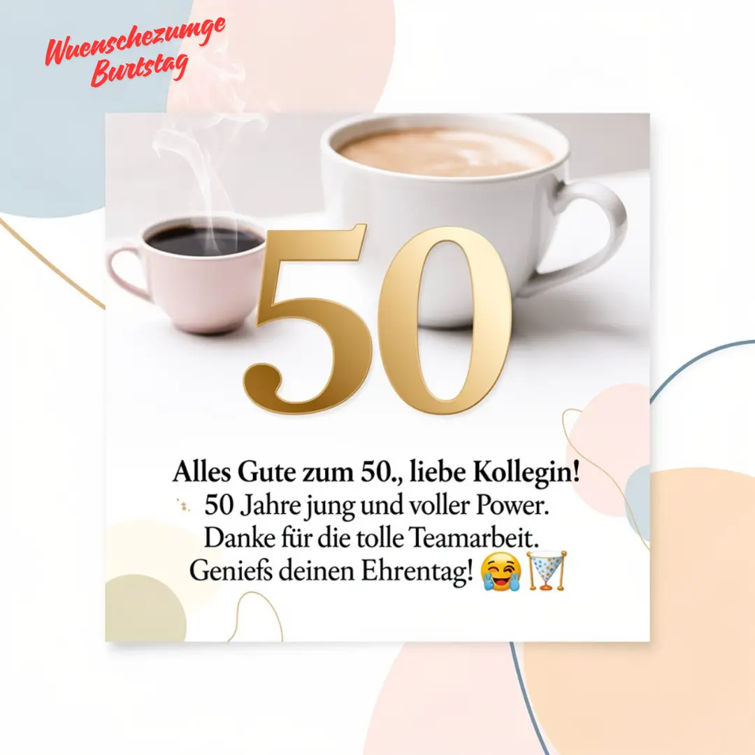 Wer sagt dass 50 alt ist Die besten Wünsche 10 Geburtstagswünsche zum 50 für Kolleginnen