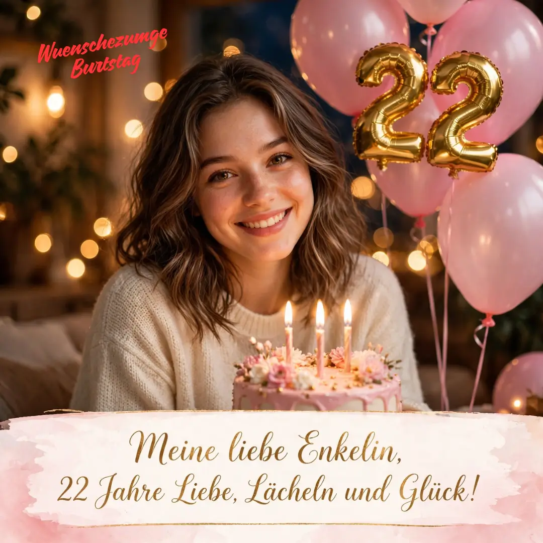 Geburtstagswünsche Für Enkelin 22 Jahre Wärmen Jedes Herz 7 Herzliche Geburtstagswünsche für Enkelin 22 Jahre