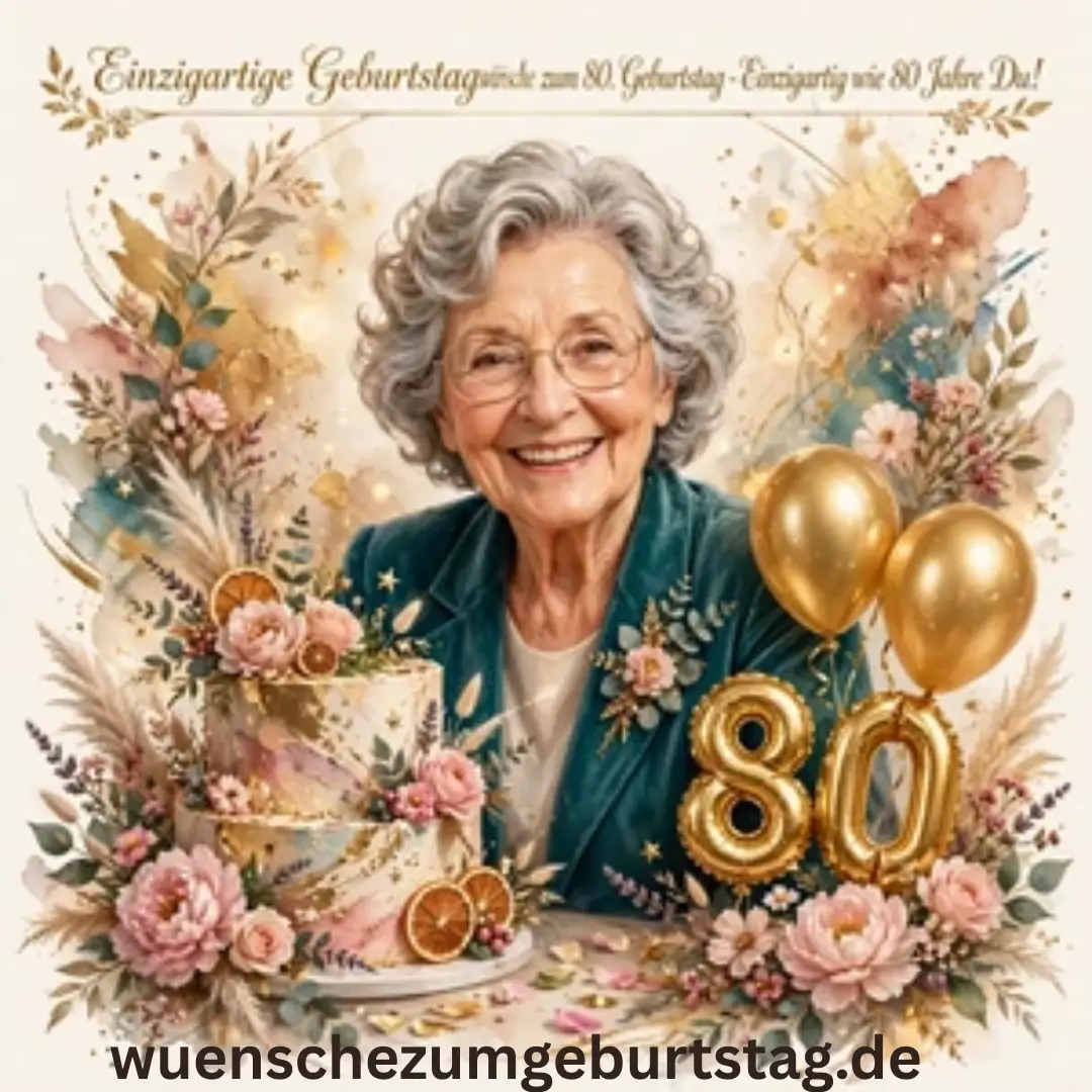 Geburtstagswünsche zum 80: 199+ Herzliche Sprüche 11 Einzigartige Geburtstagswünsche zum 80. Geburtstag