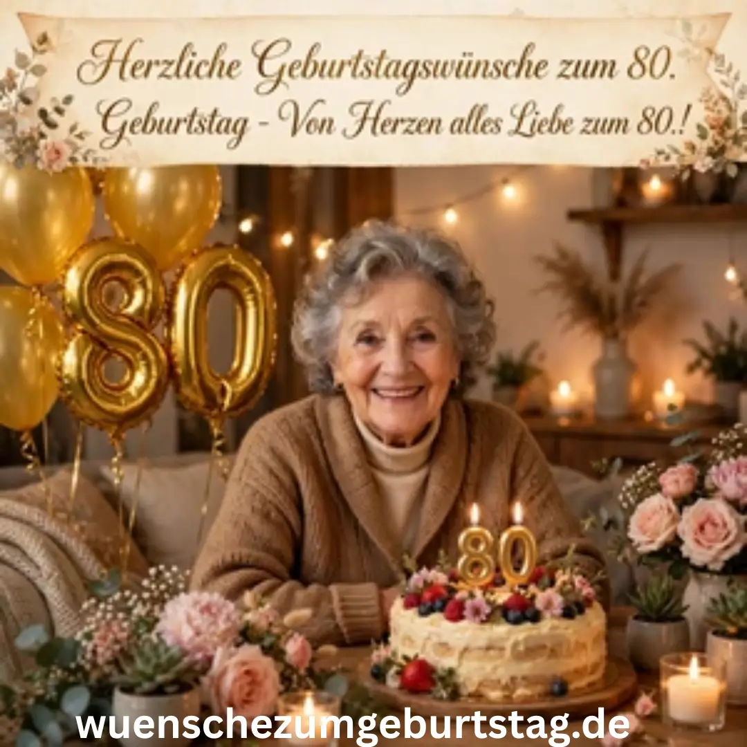 Geburtstagswünsche zum 80: 199+ Herzliche Sprüche 8 Herzliche Geburtstagswünsche zum 80. Geburtstag