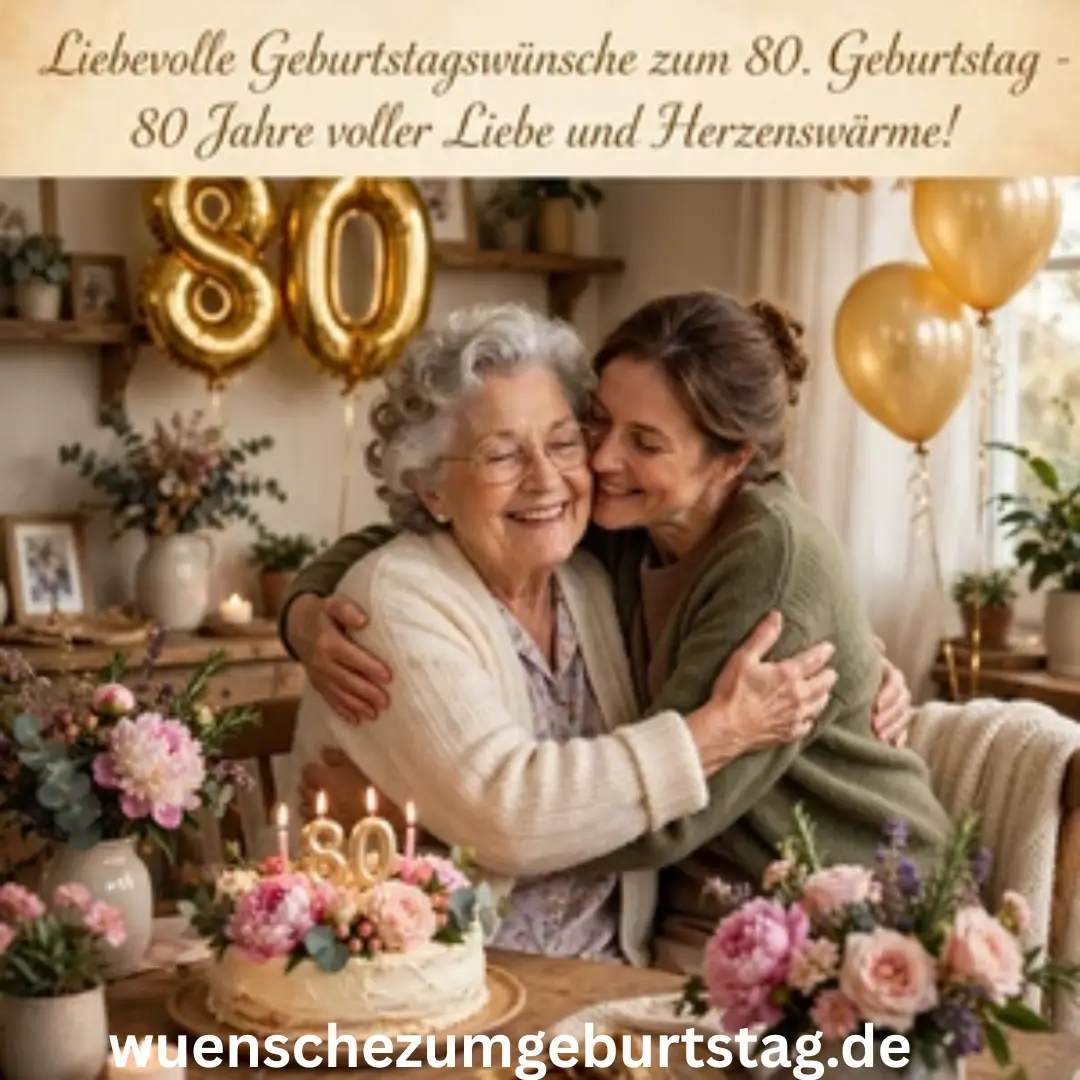 Geburtstagswünsche zum 80: 199+ Herzliche Sprüche 4 Liebevolle Geburtstagswünsche zum 80. Geburtstag