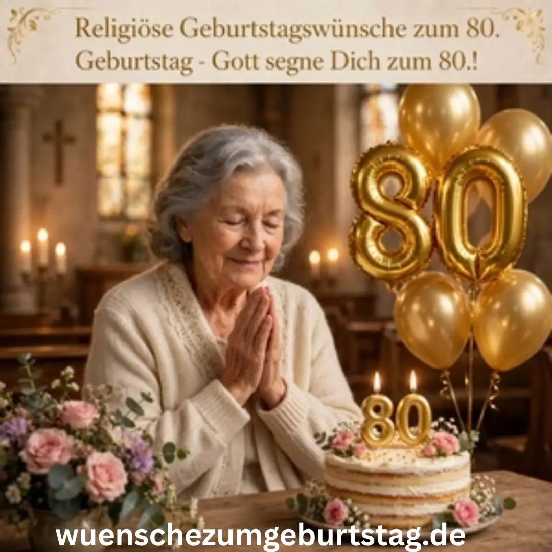Geburtstagswünsche zum 80: 199+ Herzliche Sprüche 10 Religiöse und gebetsvolle Geburtstagswünsche zum 80. Geburtstag